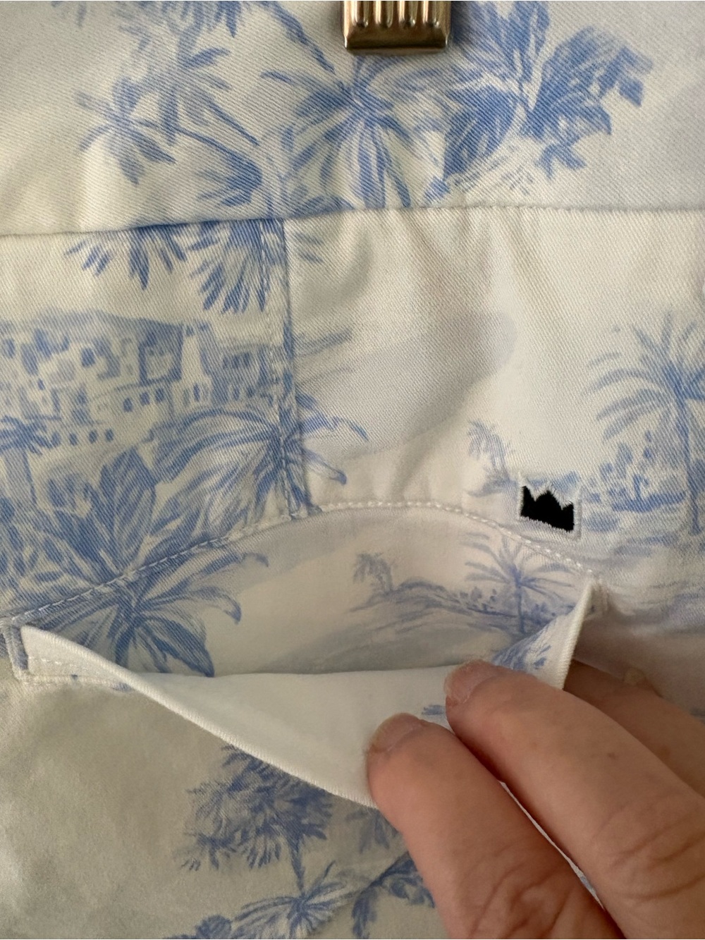 Crown & Ivy Caroline Toile  Cotton Shorts. Size 10. - Picture 12 of 12